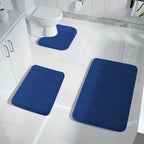 Tapis de bain en mousse à mémoire de forme CloudStride 3 pièces antidérapants