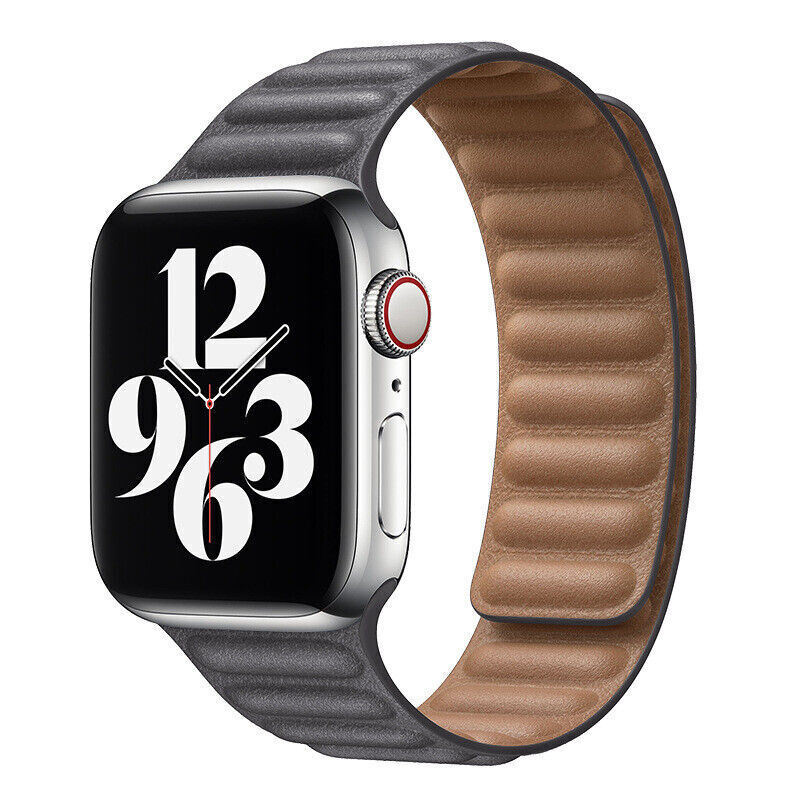 Kerrin Magnetic Leather Link Band Compatible With Apple Watch