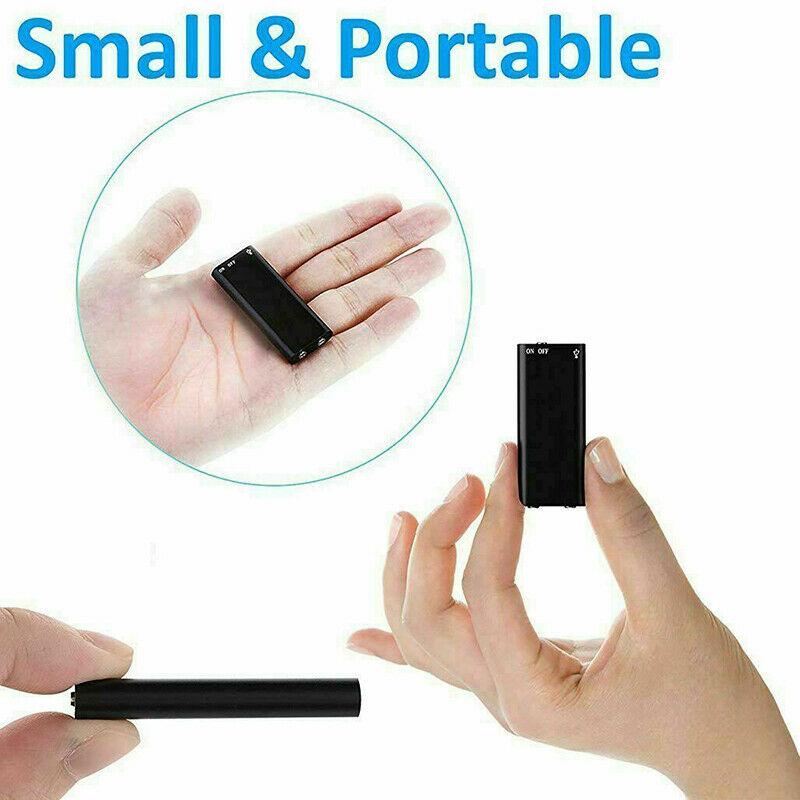 Registratore Vocale Discreto Lumen Mini, Dispositivo Audio Ultra Compatto da 8GB