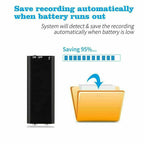 Registratore Vocale Discreto Lumen Mini, Dispositivo Audio Ultra Compatto da 8GB