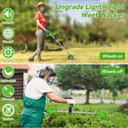 VerdaPro 24V Cordless Trimmer For Lawn Edges 18,000 RPM