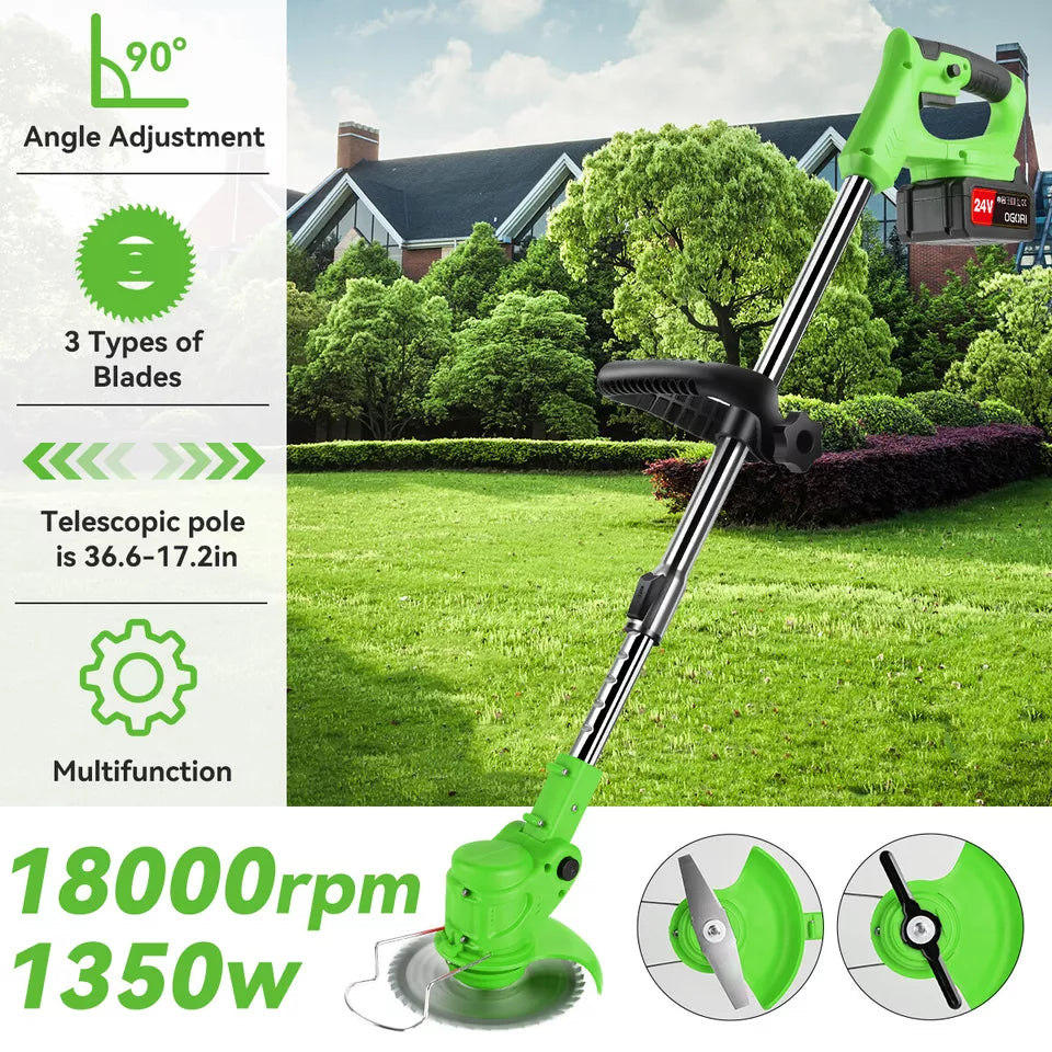 Homeowners 24V Cordless Trimmer With Multifunction System