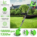 Homeowners 24V Cordless Trimmer With Multifunction System