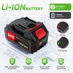 VerdaPro 24V Cordless Trimmer For Lawn Edges 18,000 RPM