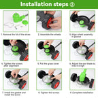 VerdaPro 24V Cordless Trimmer For Lawn Edges 18,000 RPM