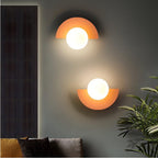 Aurelia Nordic Semicircle Wall Light For Living Areas With Soft Glow