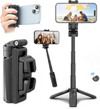 Travelers 4-sektions selfiepinne med stativ och Bluetooth