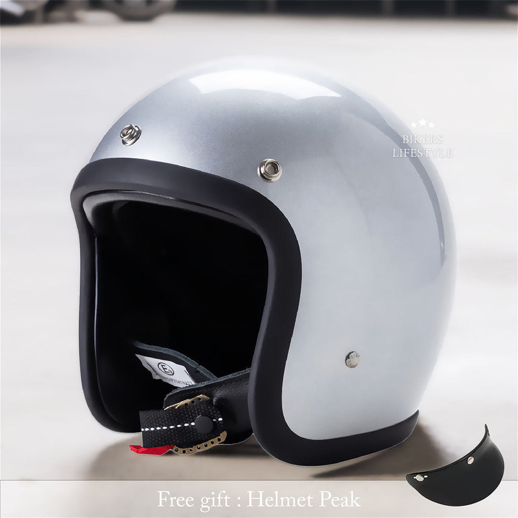 Vintage Helmet With Low-Profile Design For Riders, DOT And ECE Certified