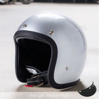 Vintage Helmet With Low-Profile Design For Riders, DOT And ECE Certified