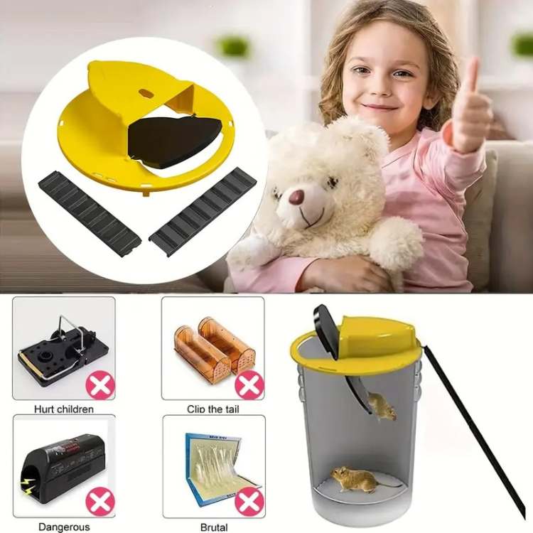 Piège à souris multi-captures sans contact Pax pour maisons et animaux de compagnie