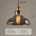 NovaGlass Vintage Pendant Light For Home Interiors And Living Spaces