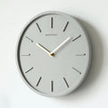 Fjordline Cement Nordic Wall Clock With Metal Pendant