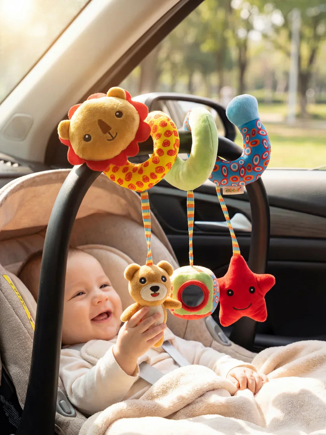 Vibrant Safari Sensory Activity Spiral