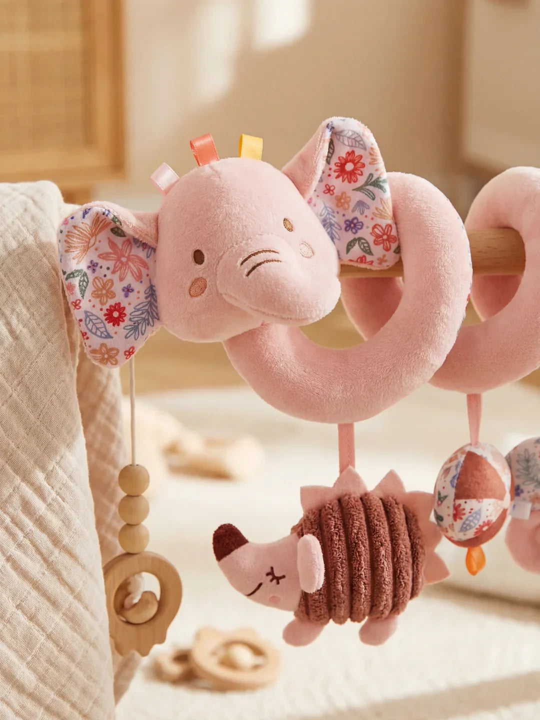 Sensory Wrap-Around Baby Bed Toy