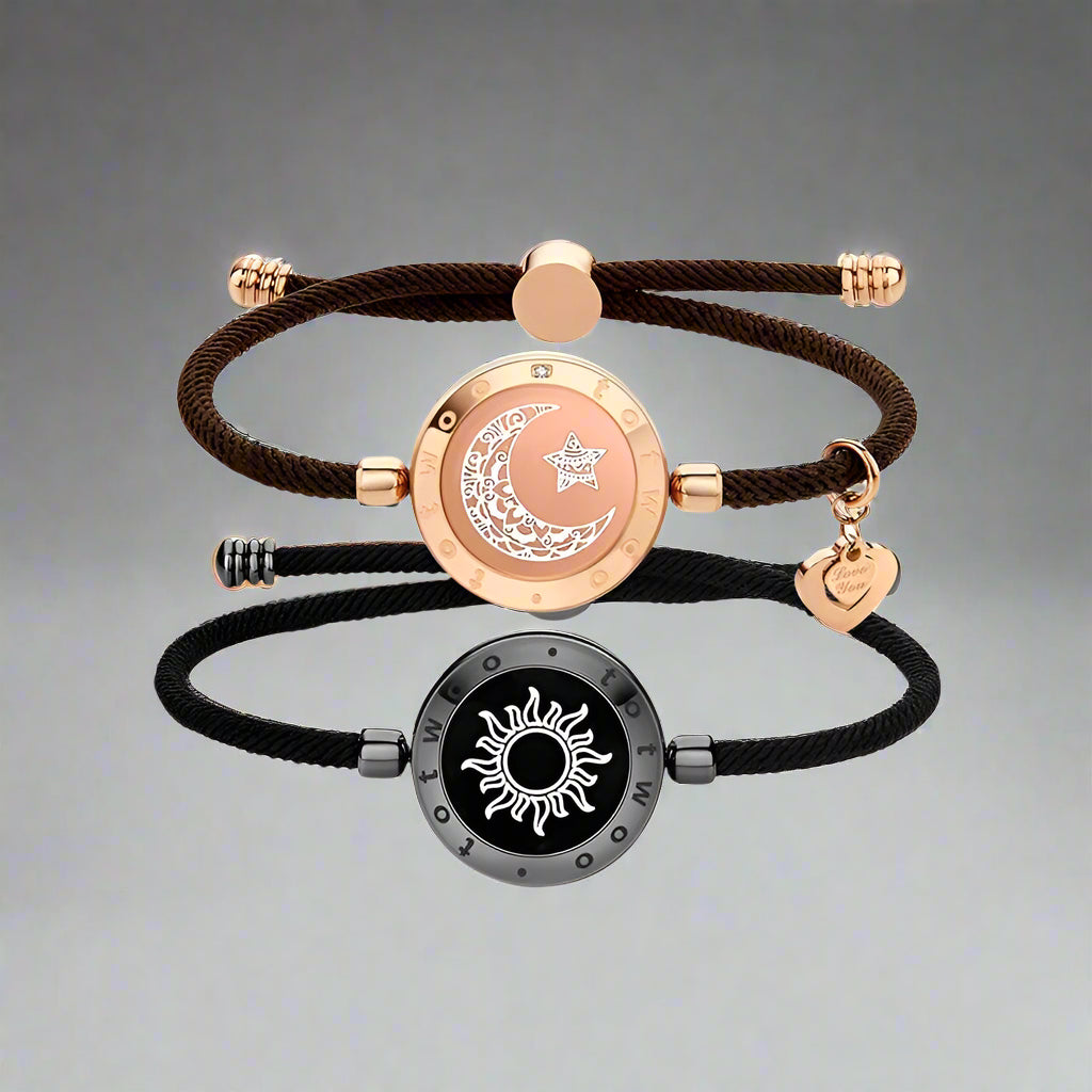 AuroraBond Across Miles Duo Bracelets With Light And Vibrations