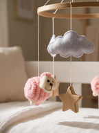 Wooden Baby Mobile – Gentle Crib Decor for Calm Sleep and Sensory Play