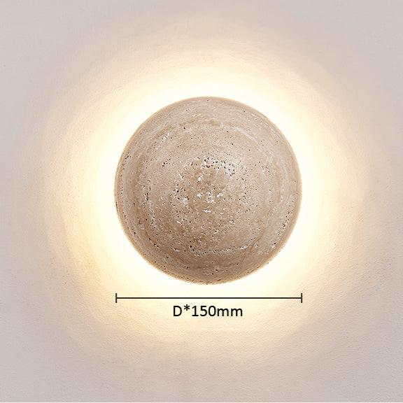 Asterra Wandleuchte in Creme-Finish für minimalistische Innenräume