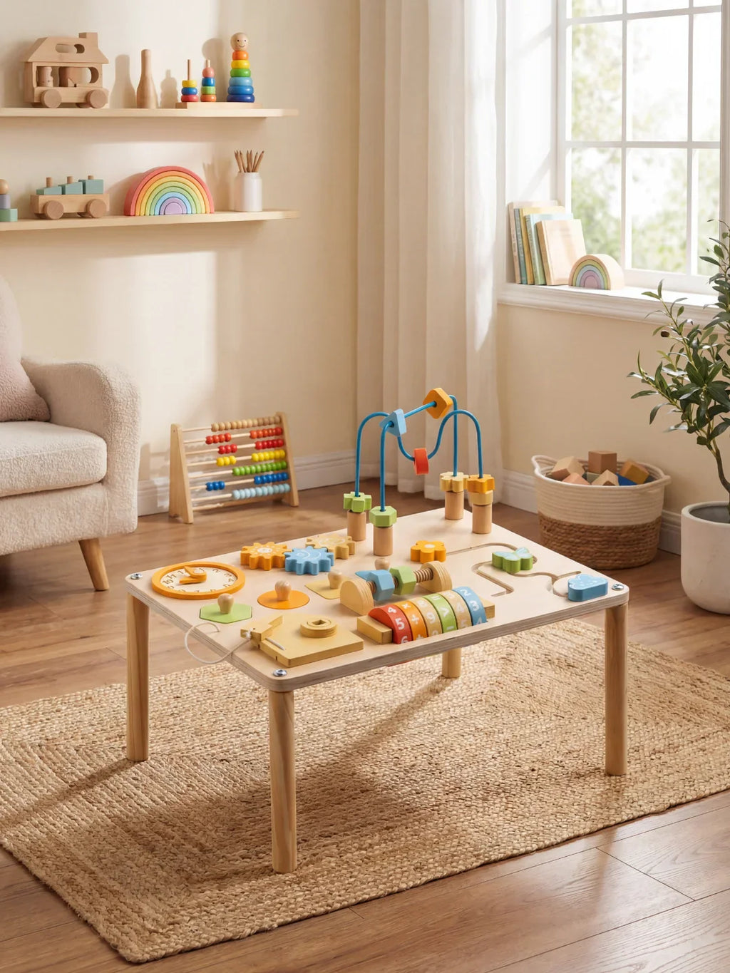 Educational Activity Table for Creative Play and Early Learning