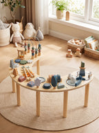 Premium Crescent Moon Multi-Activity Table