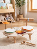 Wooden Music Table for Learning and Play