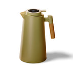 LumaTemp Thermal Jug Featuring Wooden Handle And Temperature Readout