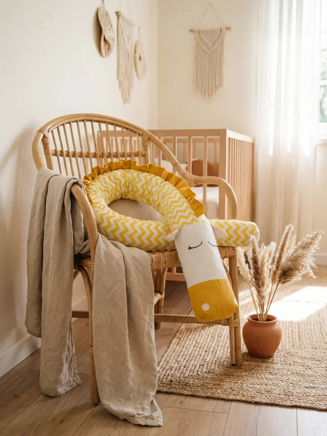 Premium Pure Cotton Zebra Baby Bed Bumper