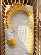 Premium Pure Cotton Zebra Baby Bed Bumper