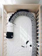 Premium Pure Cotton Zebra Baby Bed Bumper