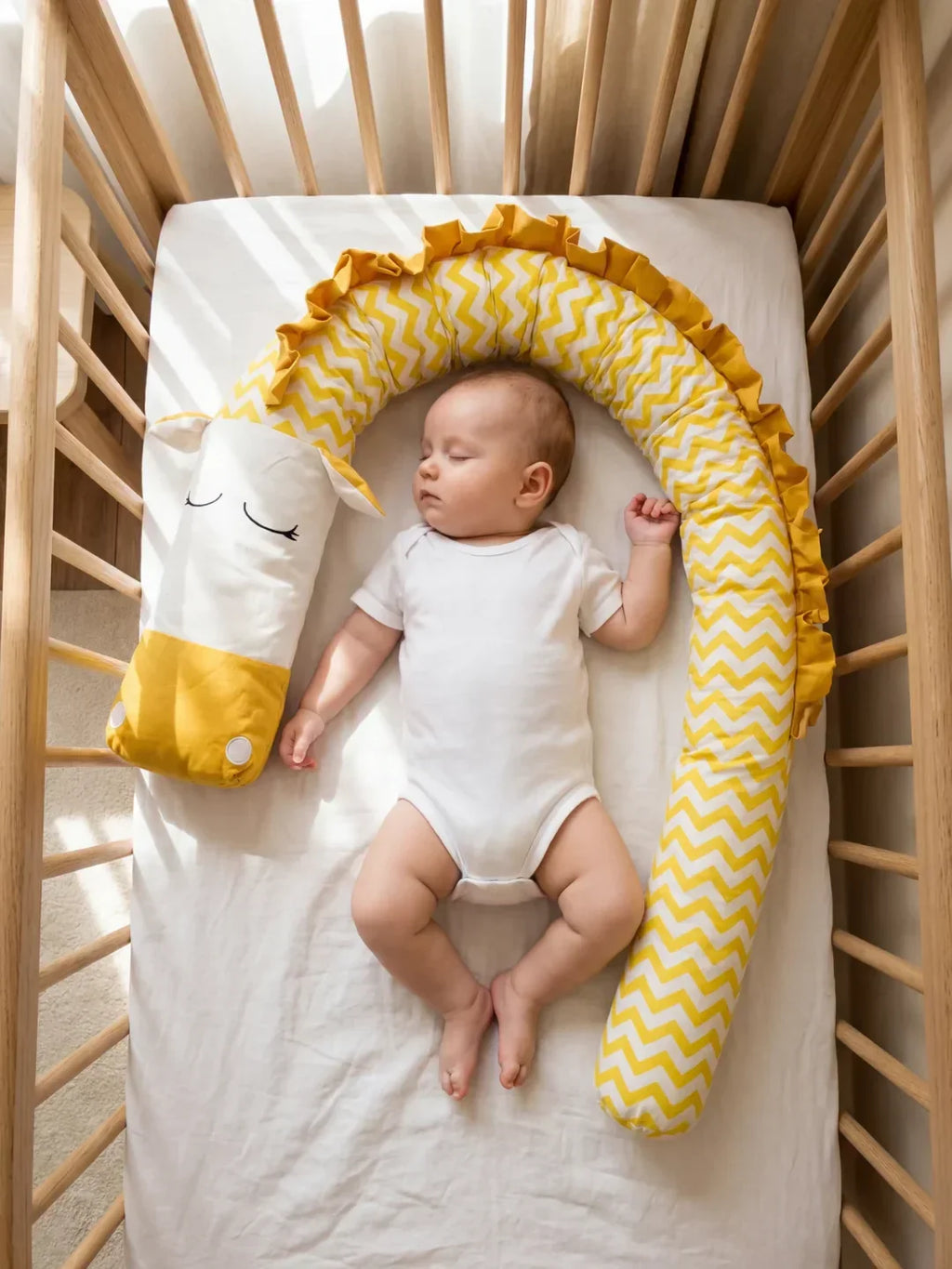 Premium Pure Cotton Zebra Baby Bed Bumper