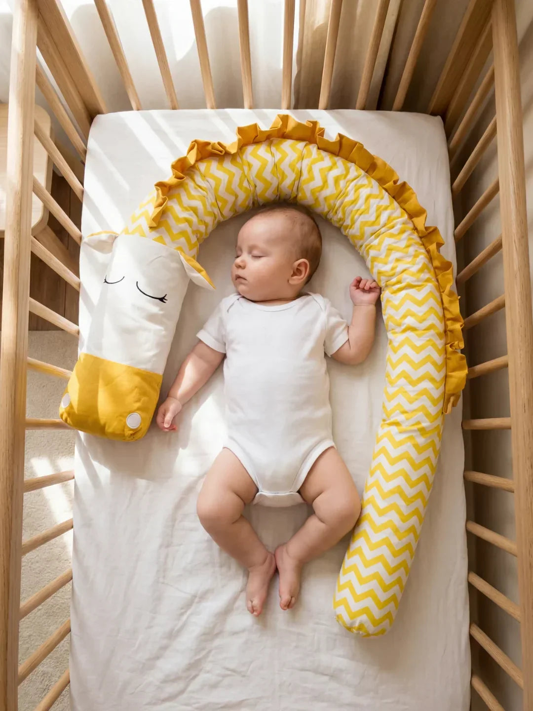 Premium Pure Cotton Zebra Baby Bed Bumper