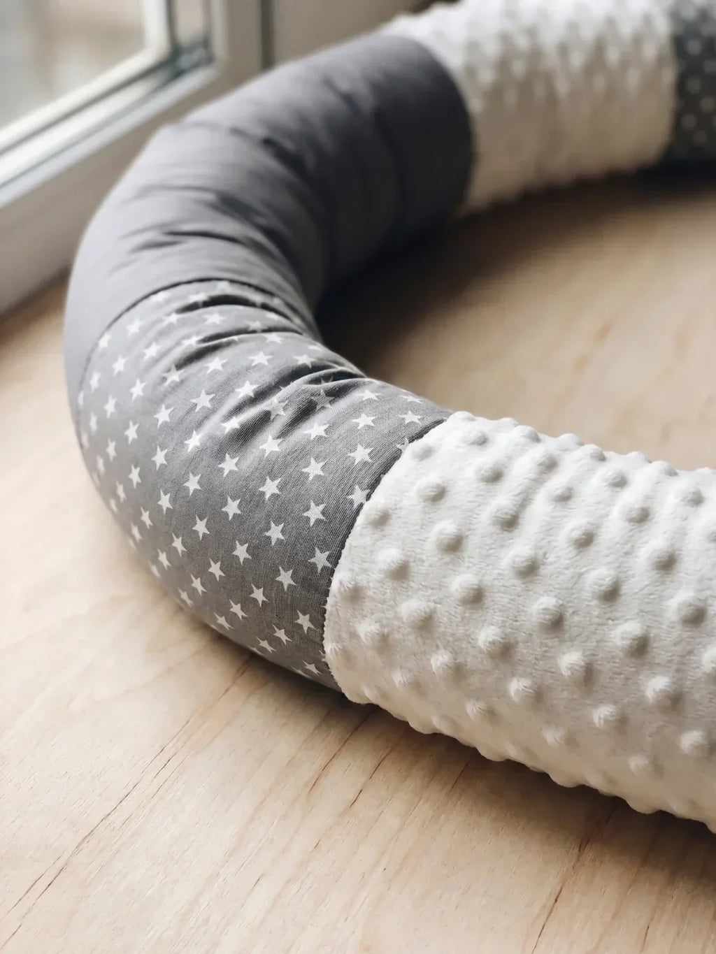 Premium Cotton and Velvet Baby Bed Bumper