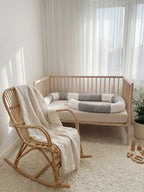 Premium Cotton and Velvet Baby Bed Bumper