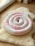 Premium Cotton and Velvet Baby Bed Bumper
