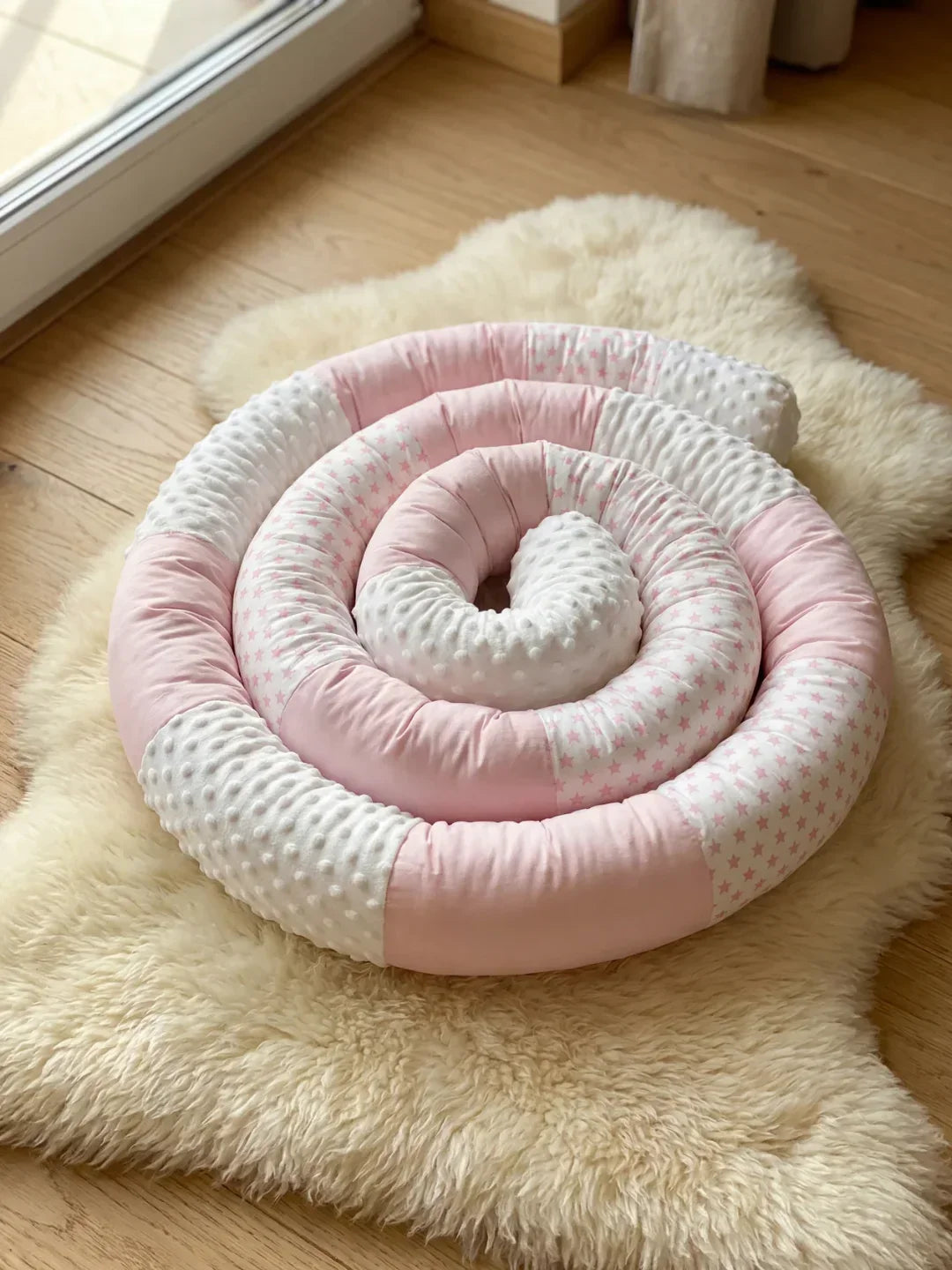 Premium Cotton and Velvet Baby Bed Bumper