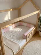Premium Cotton and Velvet Baby Bed Bumper