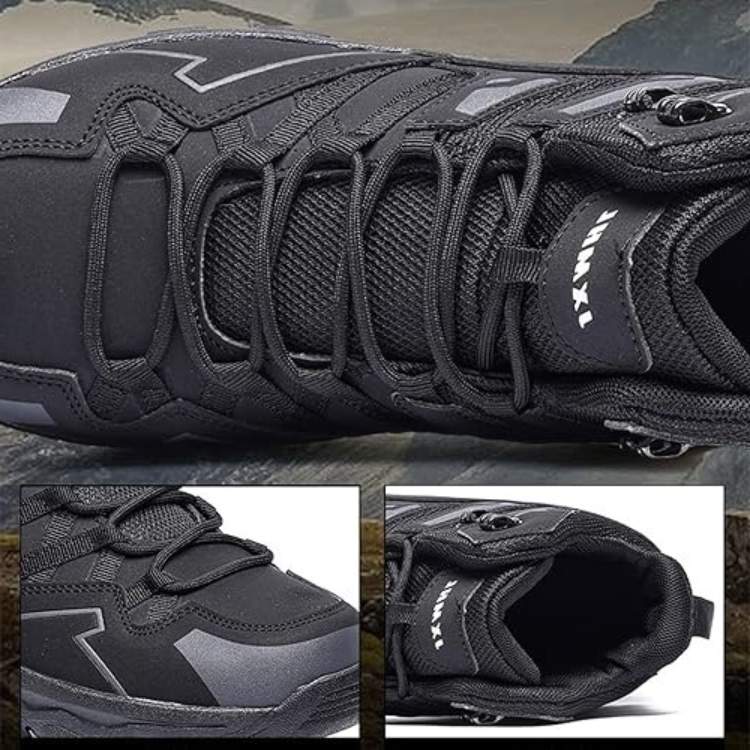 Trekaro Supportive Ankle-High Hiking Shoes With Non-Slip Soles