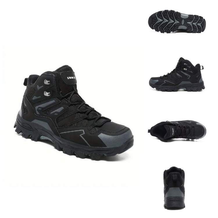 Trekaro Supportive Ankle-High Hiking Shoes With Non-Slip Soles