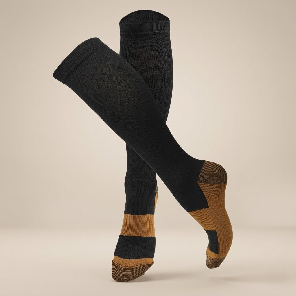 Chaussettes de compression pour voyage et confort quotidien, lot de 6