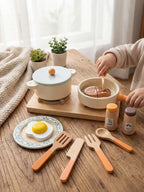 小厨师的厨房——木制玩具套装，开启想象力烹饪冒险