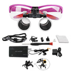 Kirrea Dental Loupes Magnifier With Rechargeable Led Lighting