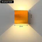 Candeeiro de Parede LED Asterra Nordic com Brilho Minimalista Moderno