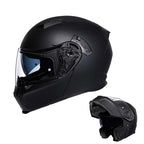 Casco modulare con doppia visiera ribaltabile, certificazione DOT ed ECE e fodera removibile