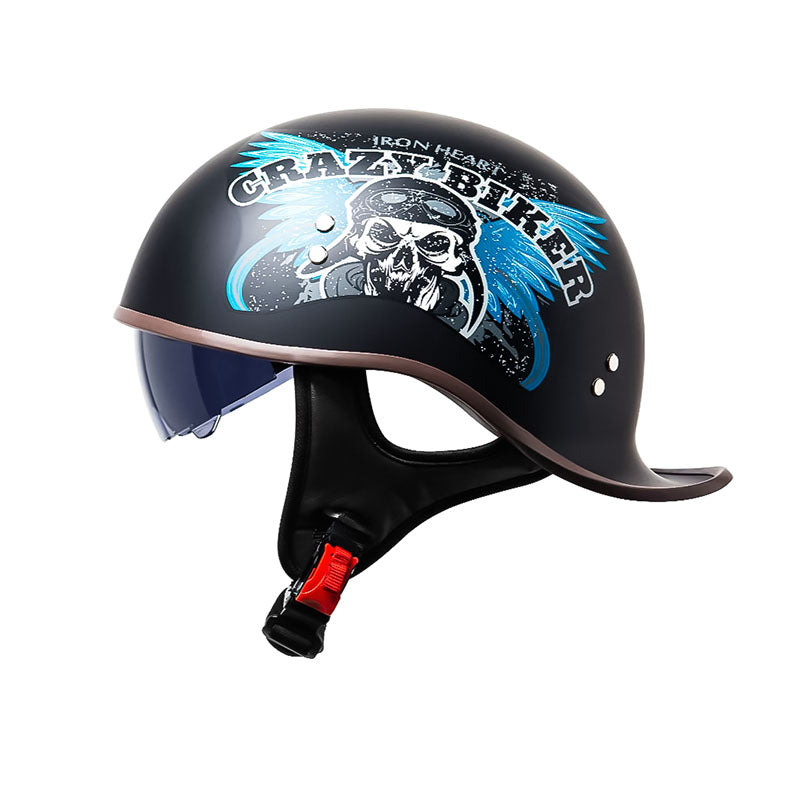 VoltGlide Visier Für Motorrad-Halbschalenhelme Von VoltGlide
