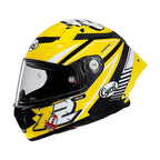 Riders Carbon Fiber Helmet, Lightweight Full Face Design, DOT ECE Approved