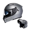 Casco modulare con doppia visiera ribaltabile, certificazione DOT ed ECE e fodera removibile