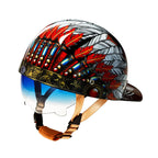 OrionRide Baseball Style DOT Helmet With ABS Shell For Motorcycles