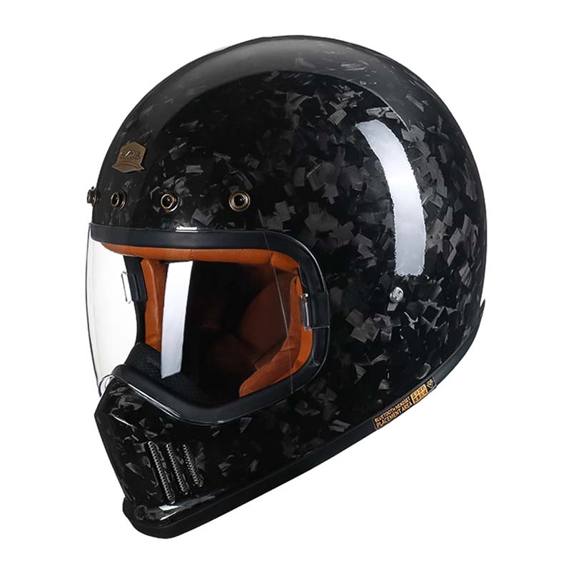 Casco Integrale in Fibra di Carbonio per Motociclisti, Omologato DOT ed ECE