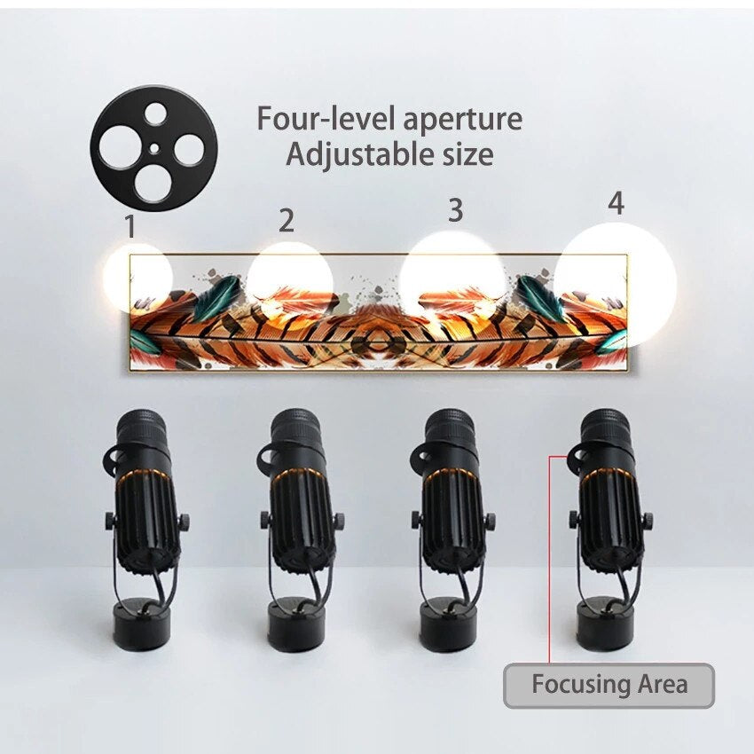 LED Ceiling Adjustable Aluminum Spotlight