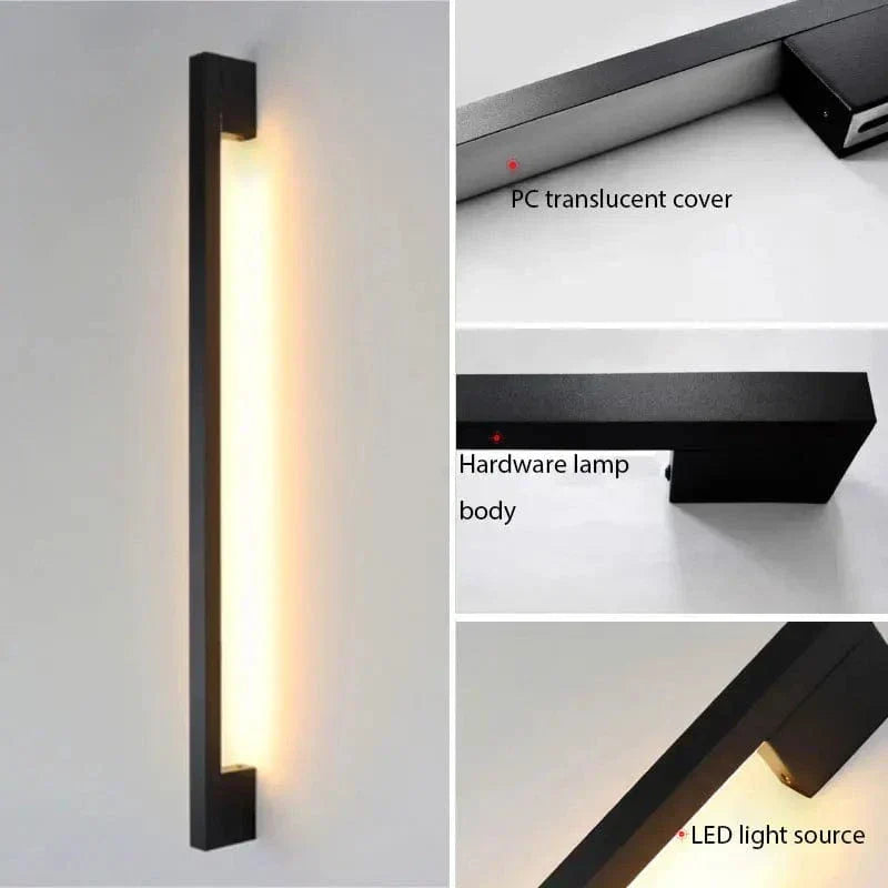 Applique murale Nexora Slim avec éclairage dimmable pour espaces de vie