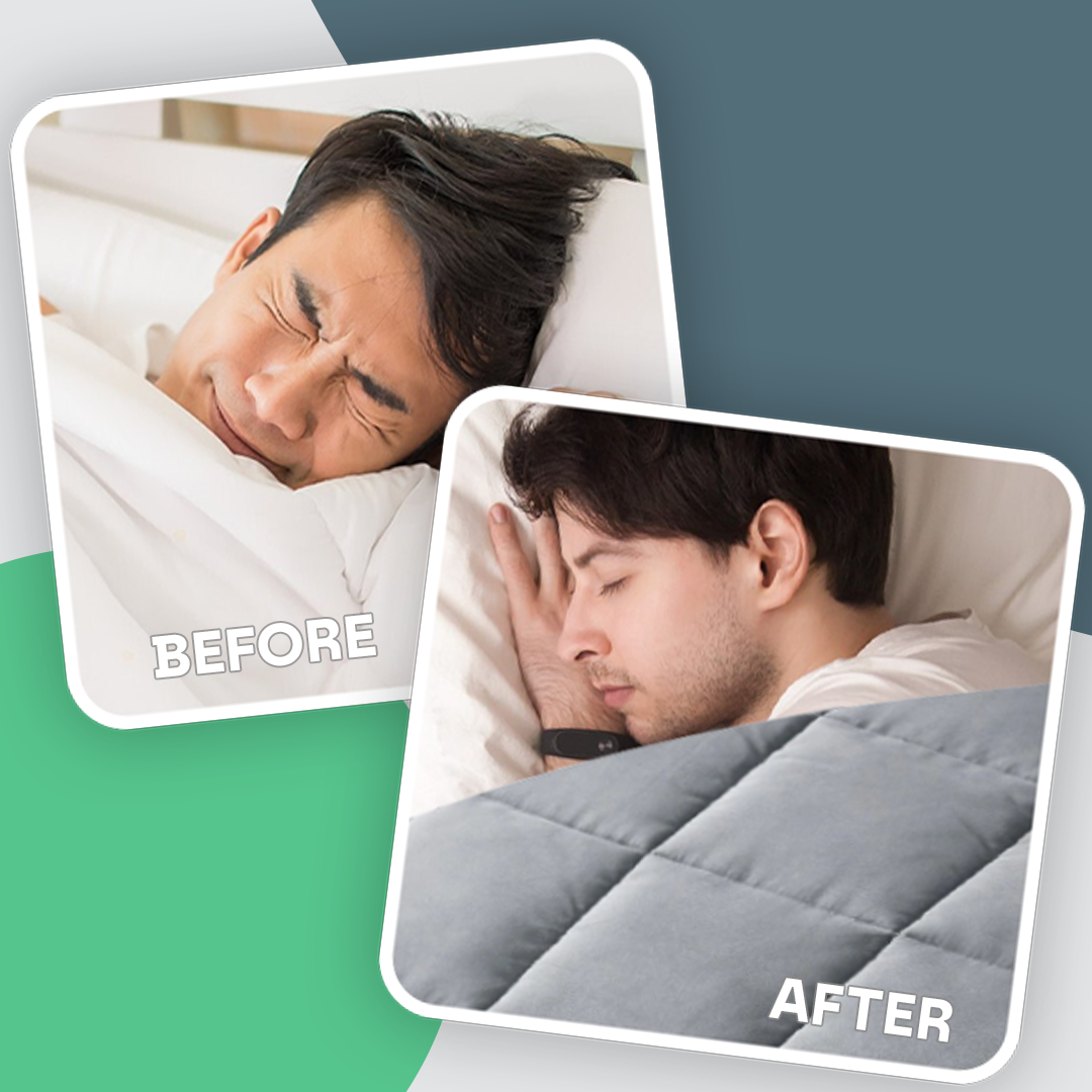 Cobertor Pesado CalmNest com Contas de Vidro 3, 5, 7 Kg Para Todas as Idades
